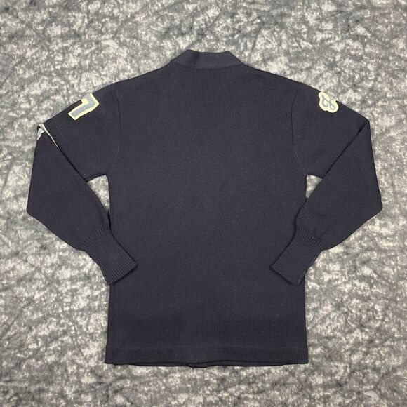 VTG Broadway Knitting Mills Sweater Size M Wool Varsity Letterman Oakmont HS 70s - Picture 2 of 14
